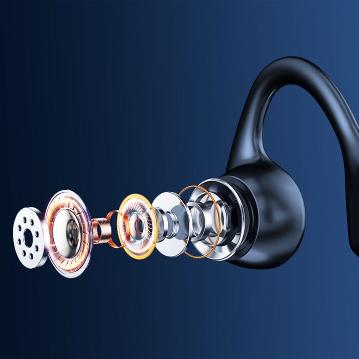 X7 Wireless Bone Conduction Sports Headphones; For Cycling; Workouts And Night Running; Sweat Resistant Earphones With Built-in Noise Cancelling Mic - Image 10