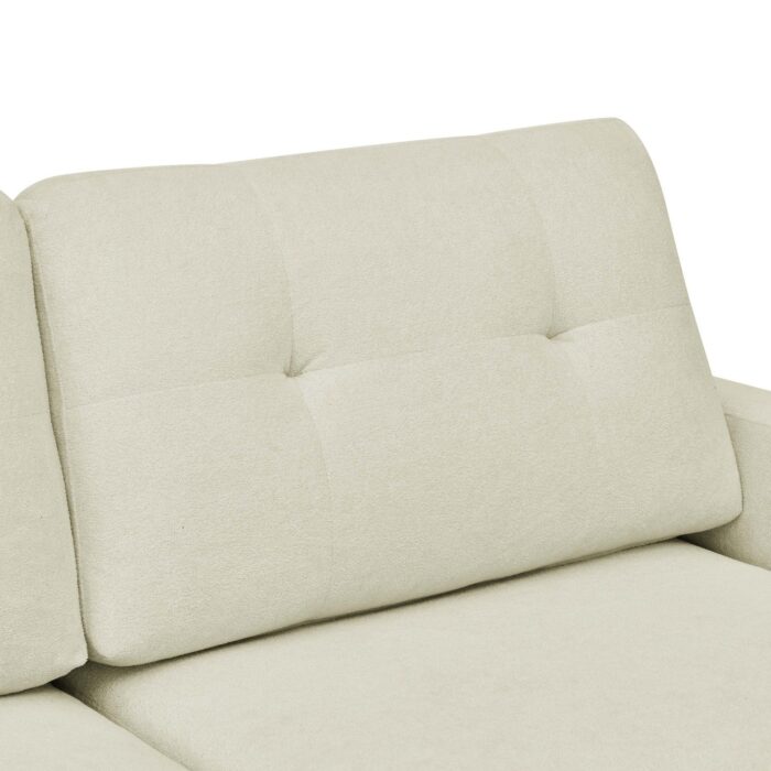 67.7" Wide Mid-Century Modern Upholstered Tufted Loveseat Sofa With Wooden Legs - Image 8
