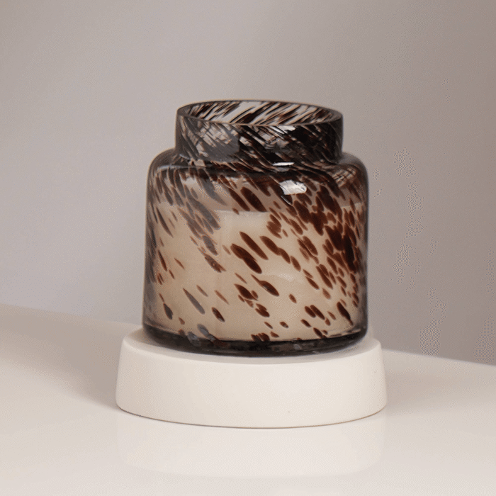 Splatter Pastel Glow Candle Elegant & Aromatic Wax Candle for Home & Office Long-Lasting Burn & Soothing Fragrance Perfect for Relaxation, Décor & Gifting - Image 2