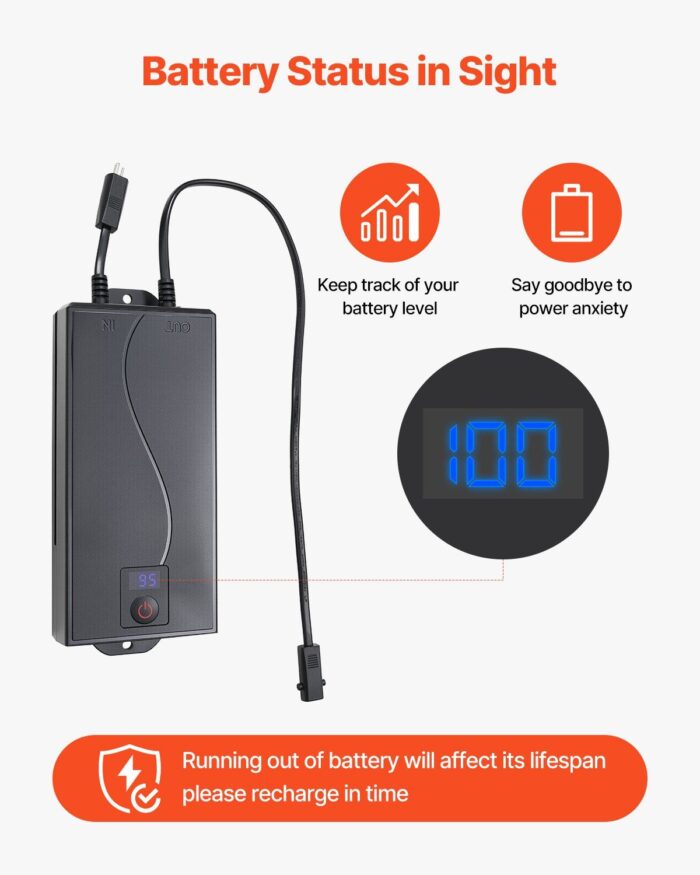 Battery Pack for Reclining Furniture 2500 mAh Battery Pack with Adapter - Image 3