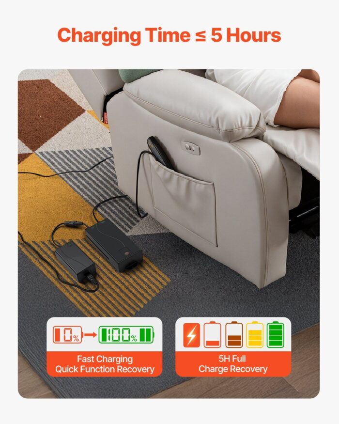 Battery Pack for Reclining Furniture 2500 mAh Battery Pack with Adapter - Image 5